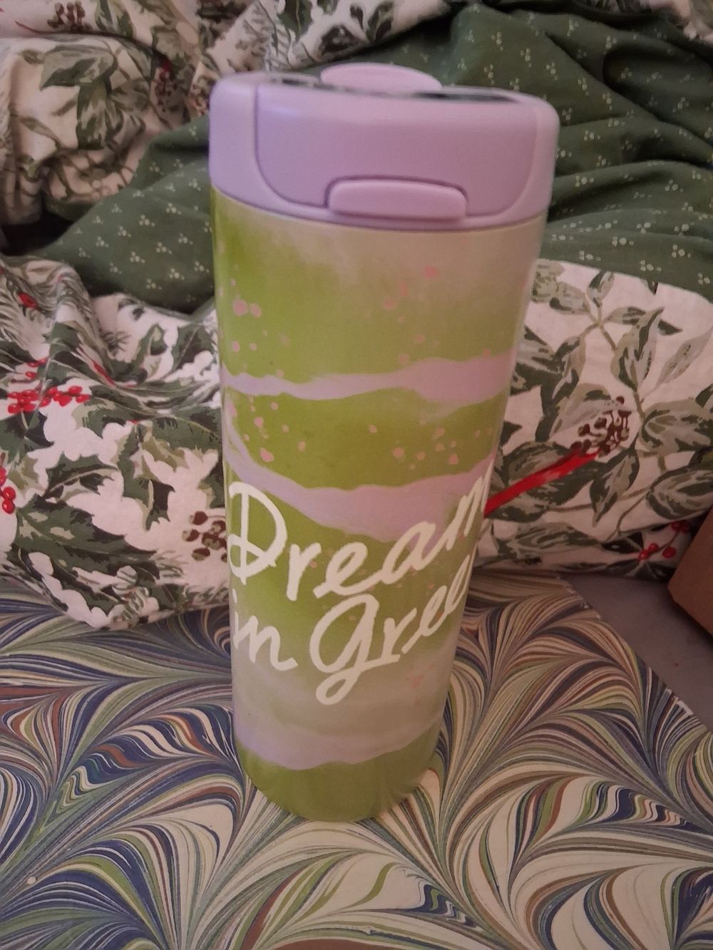 Starbucks Purple & Green "Dream in Green" Travel Tumbler New 4 Summer 2026